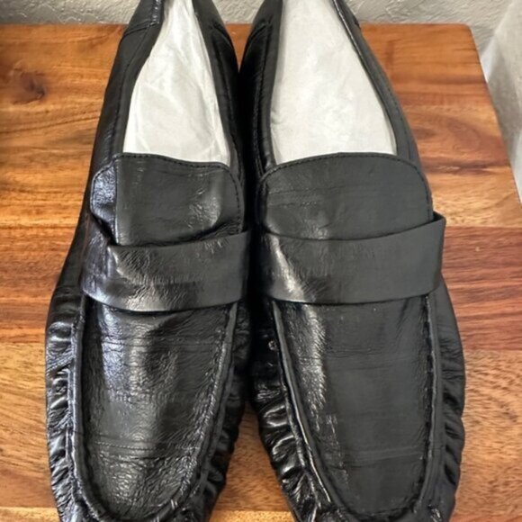 The Row Soft Loafer in Eel - Black size 9 - Picture 2 of 10